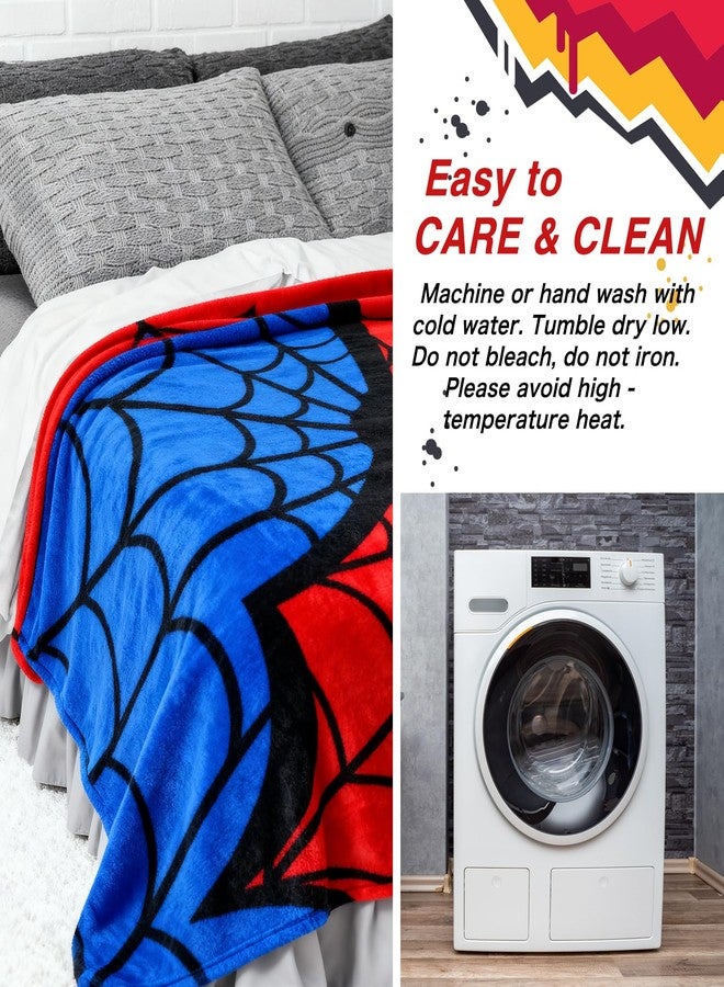 Hillsuren Christmas Spider Blanket 51 X61 inches Soft Lightweight Bedding Comfy Christmas Throw Blanket Gifts for Adult Birthday Spiderweb Blankets Quilt for Bed Sofa Chair Couch(Spider) - Image 4